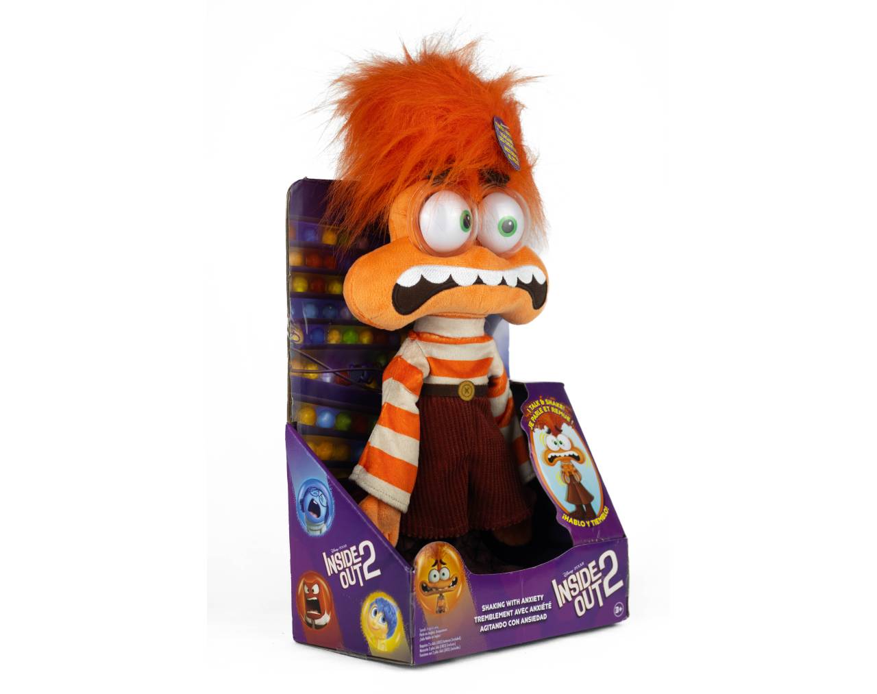 Peluche intensamente INSIDE OUT 2 ANXIETY