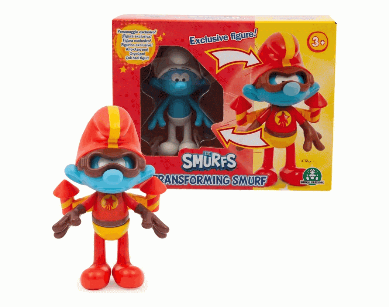 Pitufo Ansioso Transformable the Smurfs - Set de juego