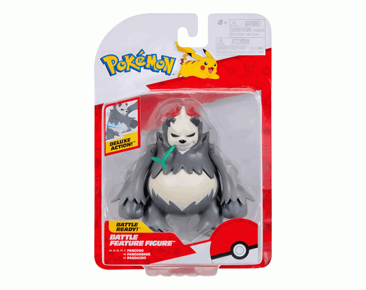 Pokémon Battle Feature Figure: Pangoro - Deluxe Action - Jazwares