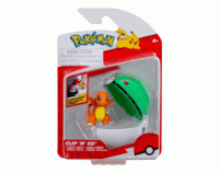 Pokémon Charmander Clip N Go Con Friend Ball - Jazwares